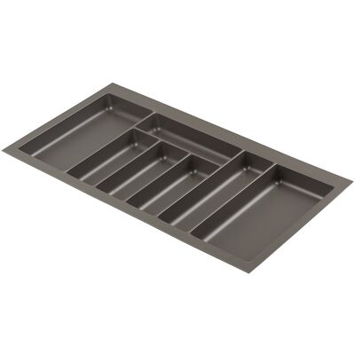 Sans marque Range-couverts Nolago pour Merivobox 808x423mm gris basalte - Publicité Sans marque Range-couverts Nolago pour Merivobox 808x423mm gris basalte - Publicité