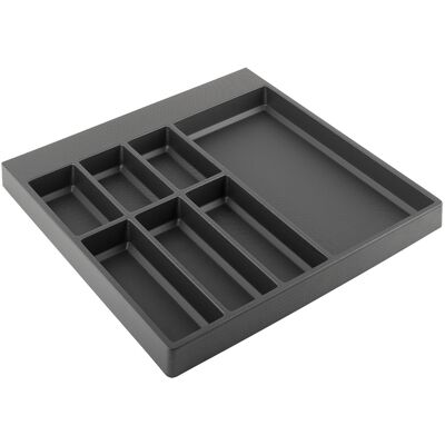 Sans marque Range-couverts Separado Kristall soft Touch 523x522x2,8mm noir - Publicité Sans marque Range-couverts Separado Kristall soft Touch 523x522x2,8mm noir - Publicité