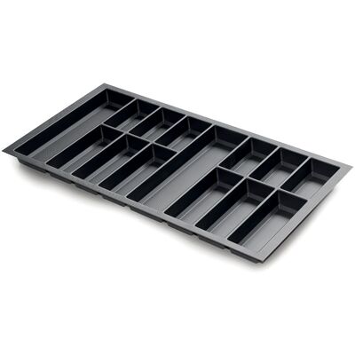 Sans marque Range-couverts Classico Kristall softTouch922x474mm noir - Publicité Sans marque Range-couverts Classico Kristall softTouch922x474mm noir - Publicité