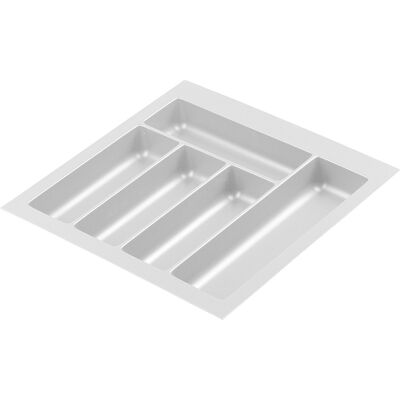 Sans marque Range-couverts Nolago pour Merivobox 408x423mm blanc - Publicité Sans marque Range-couverts Nolago pour Merivobox 408x423mm blanc - Publicité