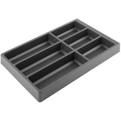 Sans marque Range-couverts Kristall soft Touch 546x300x2,8mm noir - Publicité Sans marque Range-couverts Kristall soft Touch 546x300x2,8mm noir - Publicité
