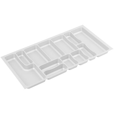 Sans marque Range-couverts 804x424 mm pour StrongBox blanc - Publicité Sans marque Range-couverts 804x424 mm pour StrongBox blanc - Publicité