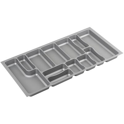 Sans marque Range-couverts 804x424 mm pour StrongBox gris - Publicité Sans marque Range-couverts 804x424 mm pour StrongBox gris - Publicité