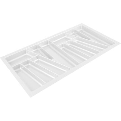 Sans marque Range-couverts 830x435mm blanc - Publicité Sans marque Range-couverts 830x435mm blanc - Publicité