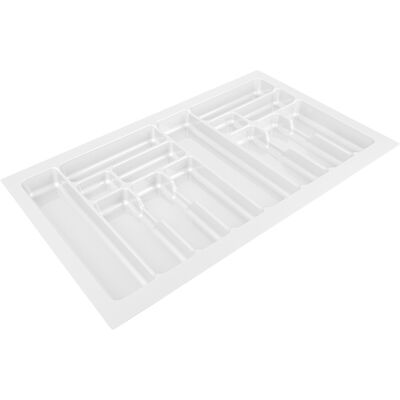 Sans marque Range-couverts 835x490mm blanc - Publicité Sans marque Range-couverts 835x490mm blanc - Publicité