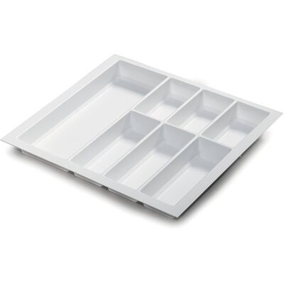 Sans marque Range-couverts Classico 522x474mm blanc granuleux - Publicité Sans marque Range-couverts Classico 522x474mm blanc granuleux - Publicité
