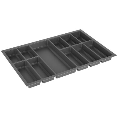 Sans marque Range-couverts Classico anthracite pour StrongBox 80 (704 x 474 mm) - Publicité Sans marque Range-couverts Classico anthracite pour StrongBox 80 (704 x 474 mm) - Publicité