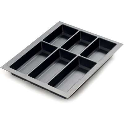 Sans marque Range-couverts Classico Kristall softTouch 372x474mm noir - Publicité Sans marque Range-couverts Classico Kristall softTouch 372x474mm noir - Publicité