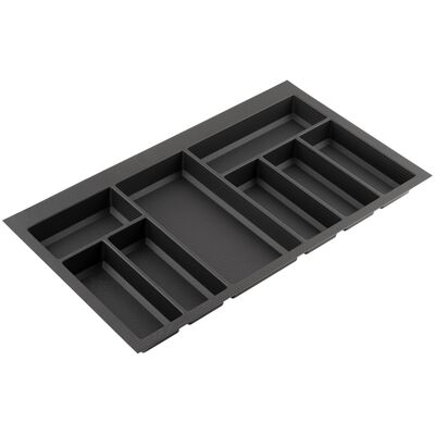 Sans marque Range-couverts Classico Kristall softTouch 722x424mm noir - Publicité Sans marque Range-couverts Classico Kristall softTouch 722x424mm noir - Publicité