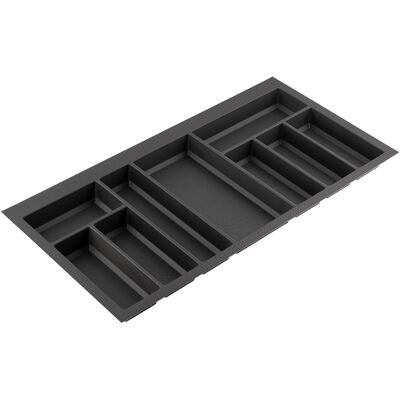 Sans marque Range-couverts Classico Kristall softTouch 822x424mm noir - Publicité Sans marque Range-couverts Classico Kristall softTouch 822x424mm noir - Publicité