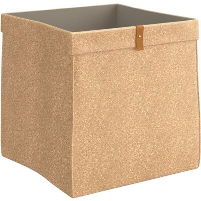 BOX & BEYOND Panier L Liège Spaceo Kub Beige H.31 X L.31 X P.31 Cm - Publicité BOX & BEYOND Panier L Liège Spaceo Kub Beige H.31 X L.31 X P.31 Cm - Publicité