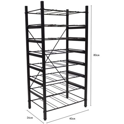 BOX & BEYOND RANGE BOUTEILLES SUPERPOSABLE METAL BRIDGE POUR 32 BOUTEILLES - Publicité BOX & BEYOND RANGE BOUTEILLES SUPERPOSABLE METAL BRIDGE POUR 32 BOUTEILLES - Publicité