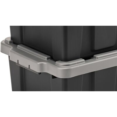 Caisse utilitaire recyclée IRIS OHYAMA noir, 21L, H.25 x l.29 x P.44.5 cm - Publicité Caisse utilitaire recyclée IRIS OHYAMA noir, 21L, H.25 x l.29 x P.44.5 cm - Publicité