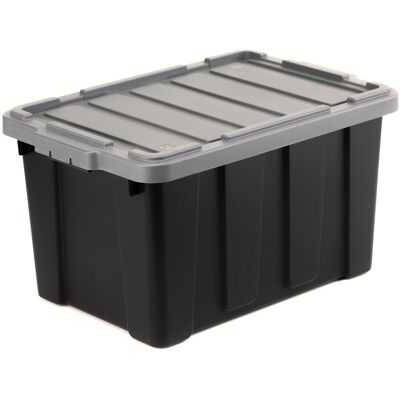 Caisse utilitaire recyclée IRIS OHYAMA noir, 50L, H.31.5 x l.38 x P.57.5 cm - Publicité Caisse utilitaire recyclée IRIS OHYAMA noir, 50L, H.31.5 x l.38 x P.57.5 cm - Publicité