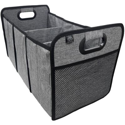 Bac textile pliable 3 compartiments BOX & BEYOND gris, l.50 x P.27.5 x H.28 cm - Publicité Bac textile pliable 3 compartiments BOX & BEYOND gris, l.50 x P.27.5 x H.28 cm - Publicité
