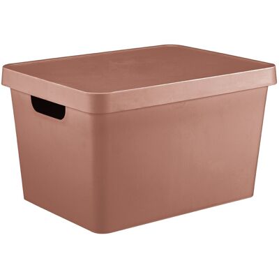 BOX & BEYOND Boîte déco terracotta, 17L, H.21.8 x l.27.7 x P.37 cm - Publicité BOX & BEYOND Boîte déco terracotta, 17L, H.21.8 x l.27.7 x P.37 cm - Publicité