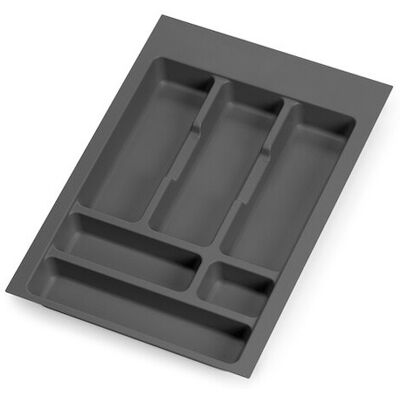 Range-couverts Emuca Optima 400 mm - organiseur de tiroir gris anthracite - Publicité Range-couverts Emuca Optima 400 mm - organiseur de tiroir gris anthracite - Publicité