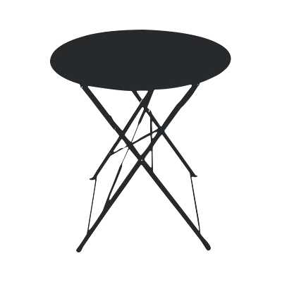 Table de Jardin Ronde Pliante en Acier Chalât-Jardin - Table de Jardin - Publicité Table de Jardin Ronde Pliante en Acier Chalât-Jardin - Table de Jardin - Publicité