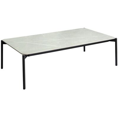 PROLOISIRS Table basse de jardin Ambiance en aluminium/céramique - graphite - Publicité PROLOISIRS Table basse de jardin Ambiance en aluminium/céramique - graphite - Publicité