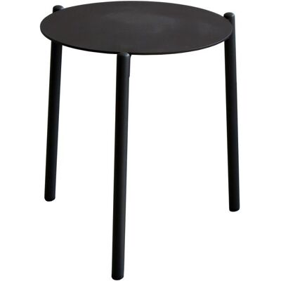 PROLOISIRS Table basse de jardin ronde Ambiance coffee en aluminium - graphite - Publicité PROLOISIRS Table basse de jardin ronde Ambiance coffee en aluminium - graphite - Publicité