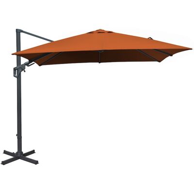 PROLOISIRS Parasol déporté - NH - Aluminium - Ø300 - Sienne - Publicité PROLOISIRS Parasol déporté - NH - Aluminium - Ø300 - Sienne - Publicité