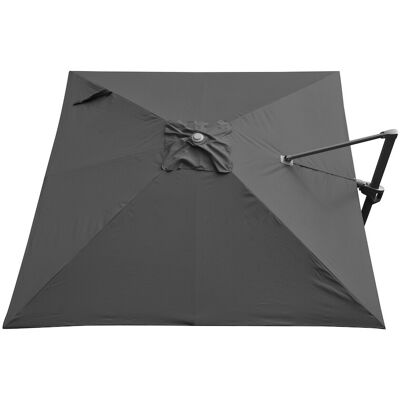PROLOISIRS Toile Parasol Mat Déporté NH 3x3/8 Polyester 210gr SD - Gris - Publicité PROLOISIRS Toile Parasol Mat Déporté NH 3x3/8 Polyester 210gr SD - Gris - Publicité