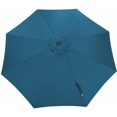 PROLOISIRS Toile Parasol Mat Droit 300 par 8 Polyester 200gr SD - Bleu - Publicité PROLOISIRS Toile Parasol Mat Droit 300 par 8 Polyester 200gr SD - Bleu - Publicité