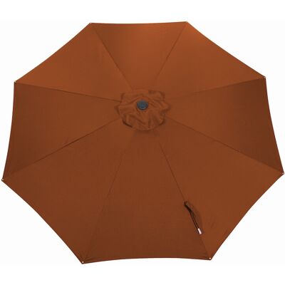 PROLOISIRS Toile Parasol Mat Droit 350/8 Polyester 200gr SD - Sienne - Publicité PROLOISIRS Toile Parasol Mat Droit 350/8 Polyester 200gr SD - Sienne - Publicité