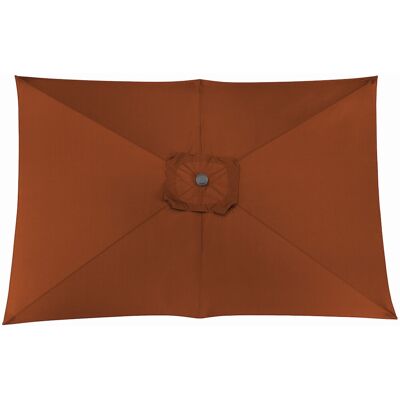 PROLOISIRS Toile Parasol Mat Droit 3x2/6 Polyester 200gr SD - Sienne - Publicité PROLOISIRS Toile Parasol Mat Droit 3x2/6 Polyester 200gr SD - Sienne - Publicité