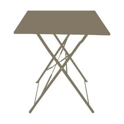 CHALET & JARDIN Table carrée pliante en acier 60 x 60 cm - Publicité CHALET & JARDIN Table carrée pliante en acier 60 x 60 cm - Publicité