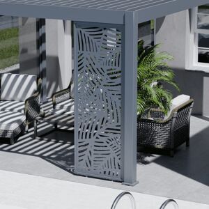 CHALET & JARDIN Panneau brise-vue décoratif - Leaf - 1M - Ombréa - Anthracite - Publicité CHALET & JARDIN Panneau brise-vue décoratif - Leaf - 1M - Ombréa - Anthracite - Publicité