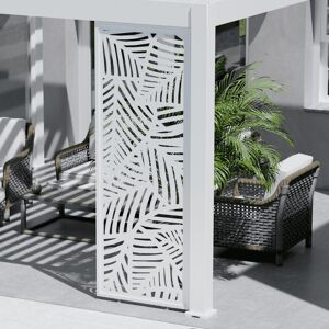CHALET & JARDIN Panneau brise-vue décoratif - Leaf - 1M - Ombréa - Blanc - Publicité CHALET & JARDIN Panneau brise-vue décoratif - Leaf - 1M - Ombréa - Blanc - Publicité