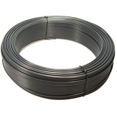 Sans marque Fil de tension gris, section 2.4 mm x L. 100 m - Publicité Sans marque Fil de tension gris, section 2.4 mm x L. 100 m - Publicité