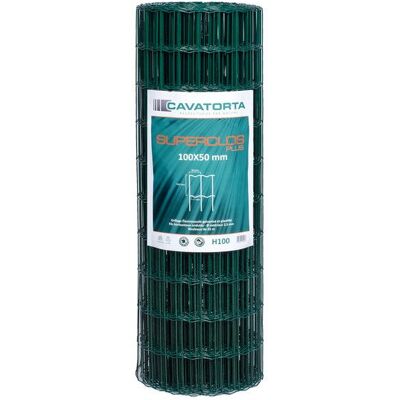 UNBRANDED - 100x50mm mesh 25m - Vert - Hauteur 1m - wire mesh - Publicité UNBRANDED - 100x50mm mesh 25m - Vert - Hauteur 1m - wire mesh - Publicité