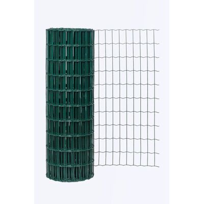 Sans marque Grillage Vert Maille 100X50 H150 L25M - Publicité Sans marque Grillage Vert Maille 100X50 H150 L25M - Publicité