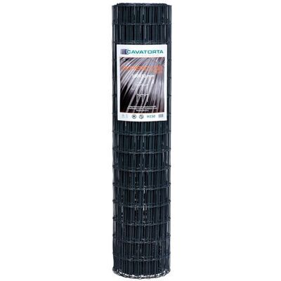 Sans marque Grillage Gris Maille 100X50 H150 L25M - Publicité Sans marque Grillage Gris Maille 100X50 H150 L25M - Publicité