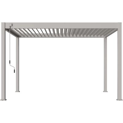 CHALET & JARDIN Pergola bioclimatique - Ombréa VS - autoportante - 3x4M - Beige sable - S1 - 300x400x258 cm - Publicité CHALET & JARDIN Pergola bioclimatique - Ombréa VS - autoportante - 3x4M - Beige sable - S1 - 300x400x258 cm - Publicité