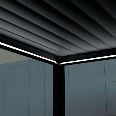 CHALET & JARDIN Kit éclairage LED - Pergola Ombréa - 4x6M - Publicité CHALET & JARDIN Kit éclairage LED - Pergola Ombréa - 4x6M - Publicité