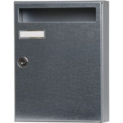 RENZ Boîte aux lettres compacte 1 porte extérieur - Saphir - acier gris - Publicité RENZ Boîte aux lettres compacte 1 porte extérieur - Saphir - acier gris - Publicité
