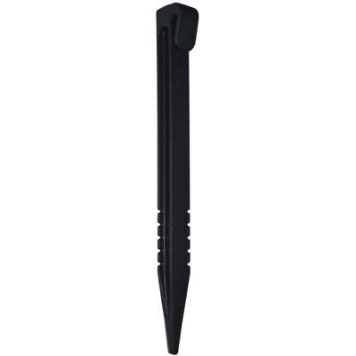 Sans marque Lot de 12 piquets à planter pvc noir, H.26.5 x L.5 cm - Publicité Sans marque Lot de 12 piquets à planter pvc noir, H.26.5 x L.5 cm - Publicité