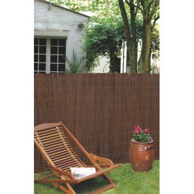 Nortene Canisse en osier 80% occultant 2 x 3 m VIMET - Publicité Nortene Canisse en osier 80% occultant 2 x 3 m VIMET - Publicité