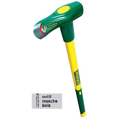 Leborgne Merlin éclateur 2,5 kg - manche bois certifié PEFC 100% - 90 cm - Publicité Leborgne Merlin éclateur 2,5 kg - manche bois certifié PEFC 100% - 90 cm - Publicité