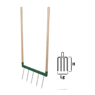 Leborgne - Biogrif naturOvert 5 dents interchangeables - manches en bois - outil de jardin - Publicité Leborgne - Biogrif naturOvert 5 dents interchangeables - manches en bois - outil de jardin - Publicité