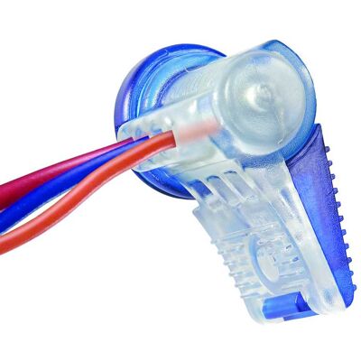 TORO Connecteur étanche à graisse silicone auto-dénudantpour câble massif ou cablé inf. à 1,5mm² par sachet de 25 pièces - Publicité TORO Connecteur étanche à graisse silicone auto-dénudantpour câble massif ou cablé inf. à 1,5mm² par sachet de 25 pièces - Publicité
