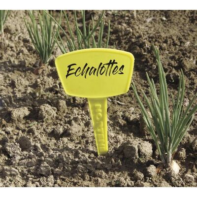 Nortene 5 étiquettes à planter Label 35 - Jaune - 35cm - Publicité Nortene 5 étiquettes à planter Label 35 - Jaune - 35cm - Publicité