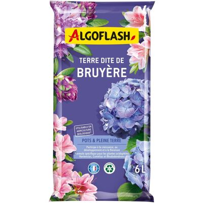 Terre de bruyére, ALGOFLASH, 6 litres - Publicité Terre de bruyére, ALGOFLASH, 6 litres - Publicité