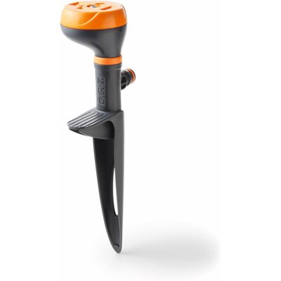 GF Arrosseur circulaire 4 zones MINI DRIVER sur piquet - Orange - Publicité GF Arrosseur circulaire 4 zones MINI DRIVER sur piquet - Orange - Publicité