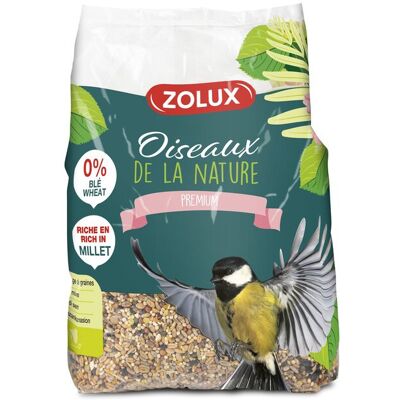 Zolux - Mix premium - 2.5kg - riche en millet - Bird seed mix - Publicité Zolux - Mix premium - 2.5kg - riche en millet - Bird seed mix - Publicité