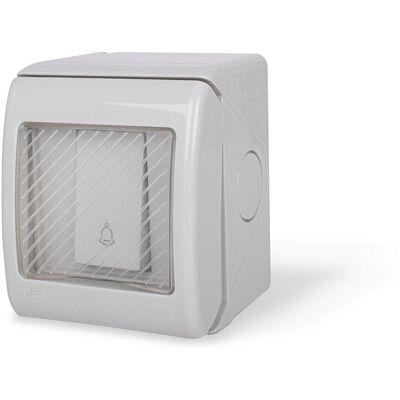 Bouton de sonnette filaire SCS SENTINEL, blanc - Publicité Bouton de sonnette filaire SCS SENTINEL, blanc - Publicité