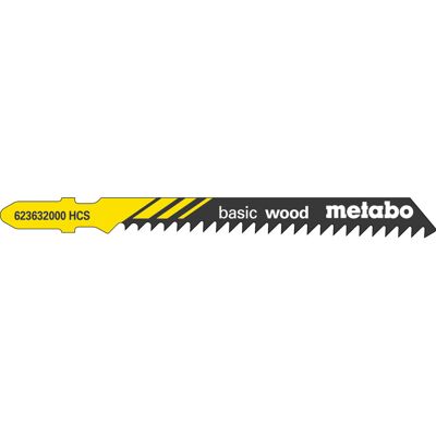 Metabo 623632000 - Lames de scie sauteuse HCS - 74mm - Publicité Metabo 623632000 - Lames de scie sauteuse HCS - 74mm - Publicité